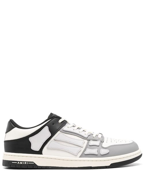 Collegiate Skel Top Low Sneaker Black White Grey AMIRI | AMFOSR1031BLACK WHITE GREY